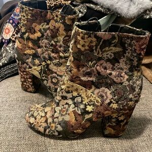 Urban Outfitters Floral Boots